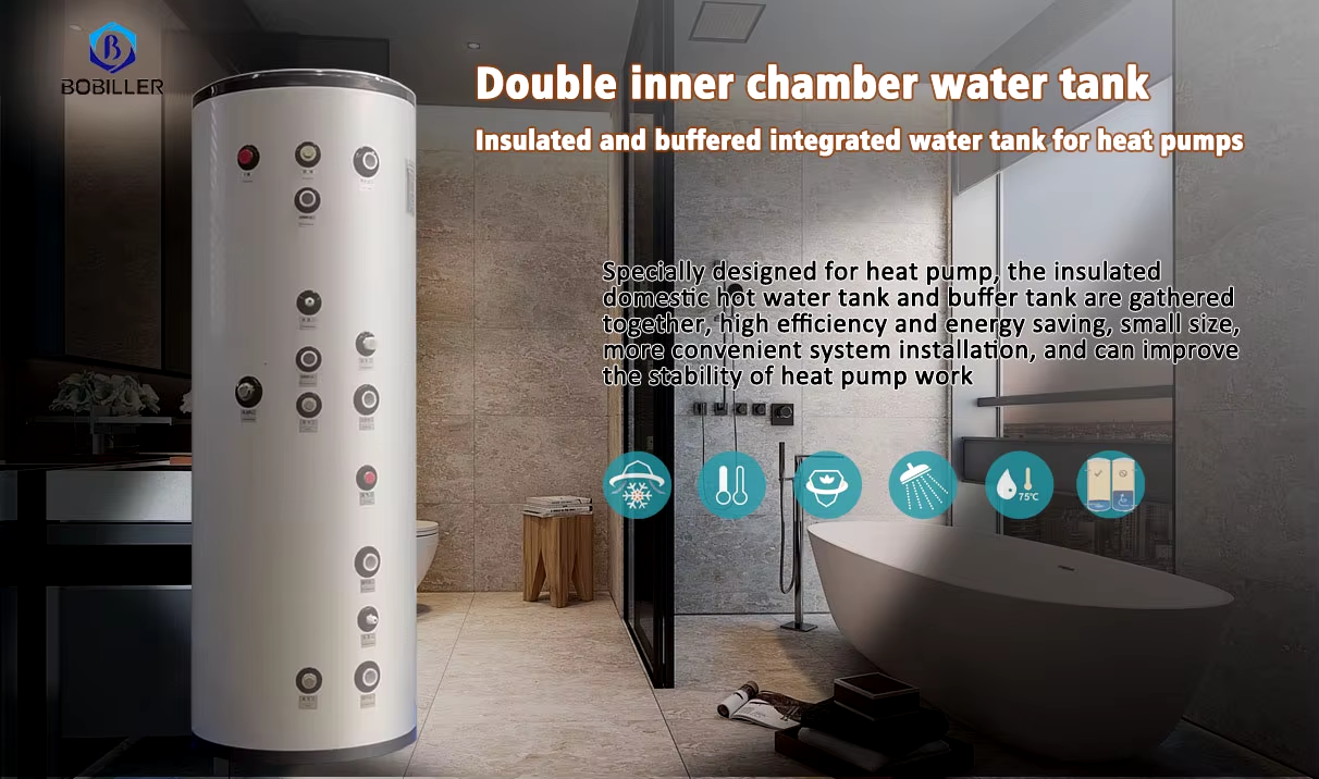 Domestic Hot Water Tank With Buffer Water Tank 200ML