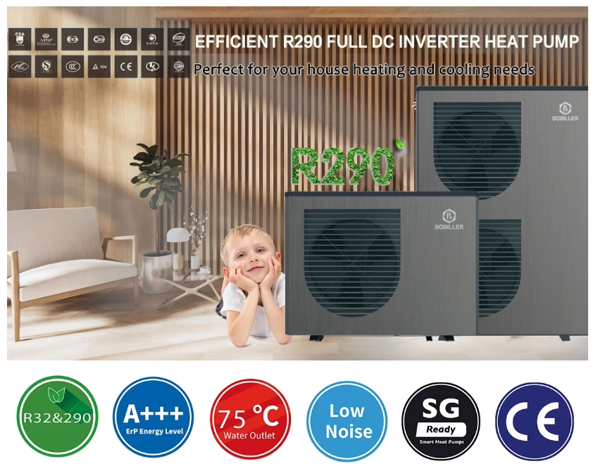 Factory R290 Air To Water Heat Pump