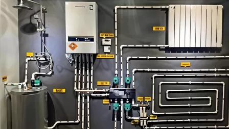 Volume calculation of buffer tanks in heat pump heating systems