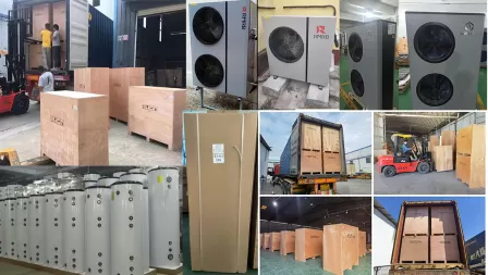 Heat Pumps Loaded For Export To Europe